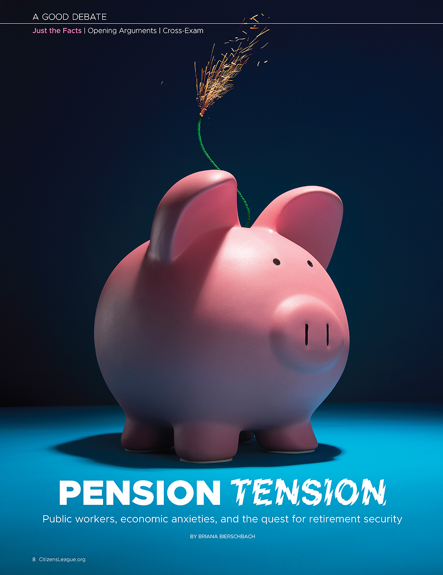 Retirement pension anxiety photo by John Kuczala