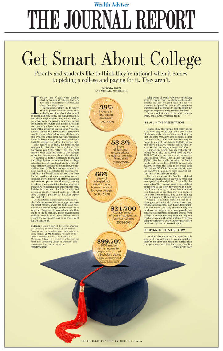 Smart college savings photo-illustration by John Kuczala