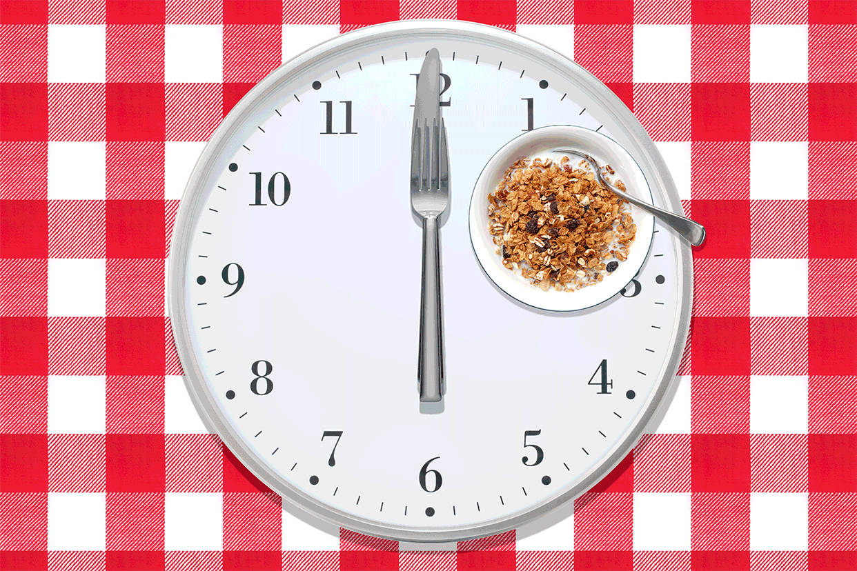 Best time to eat foods animated gif by John Kuczala