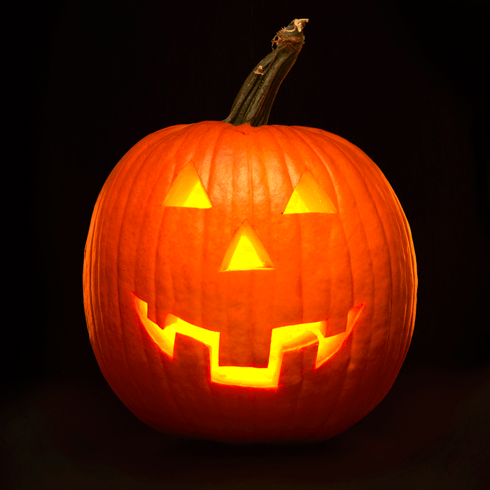 Halloween Jack-o-lantern animated gif by John Kuczala