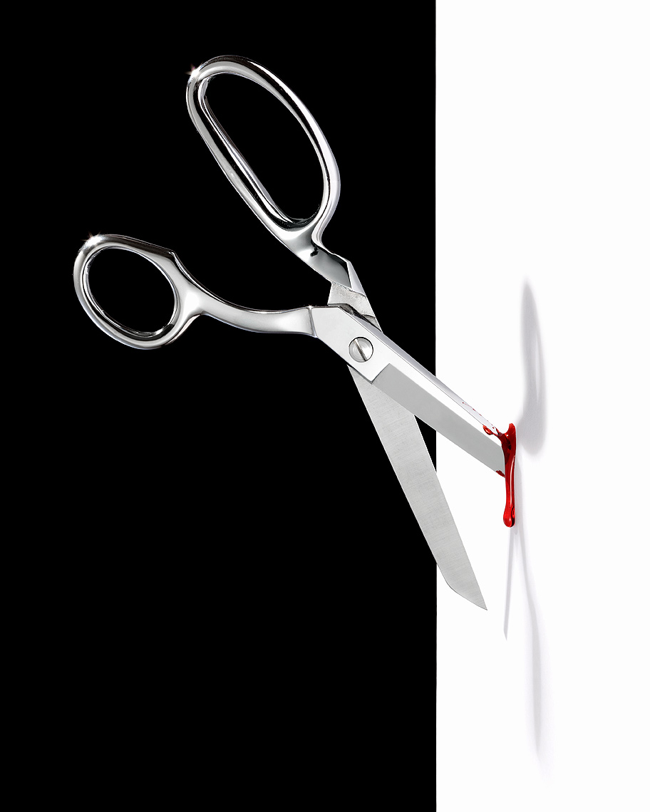 Scary office scissors photo by John Kuczala