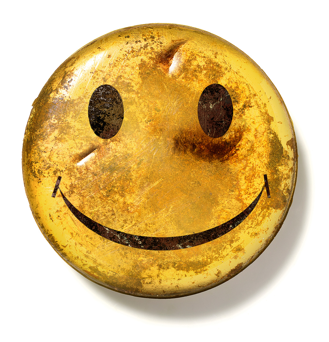 Bruised smiley face photo-Illustration 2  by John Kuczala