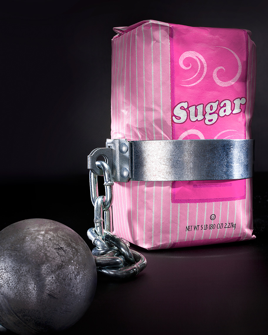  Sugar problems, weight, conceptual photo by John Kuczala