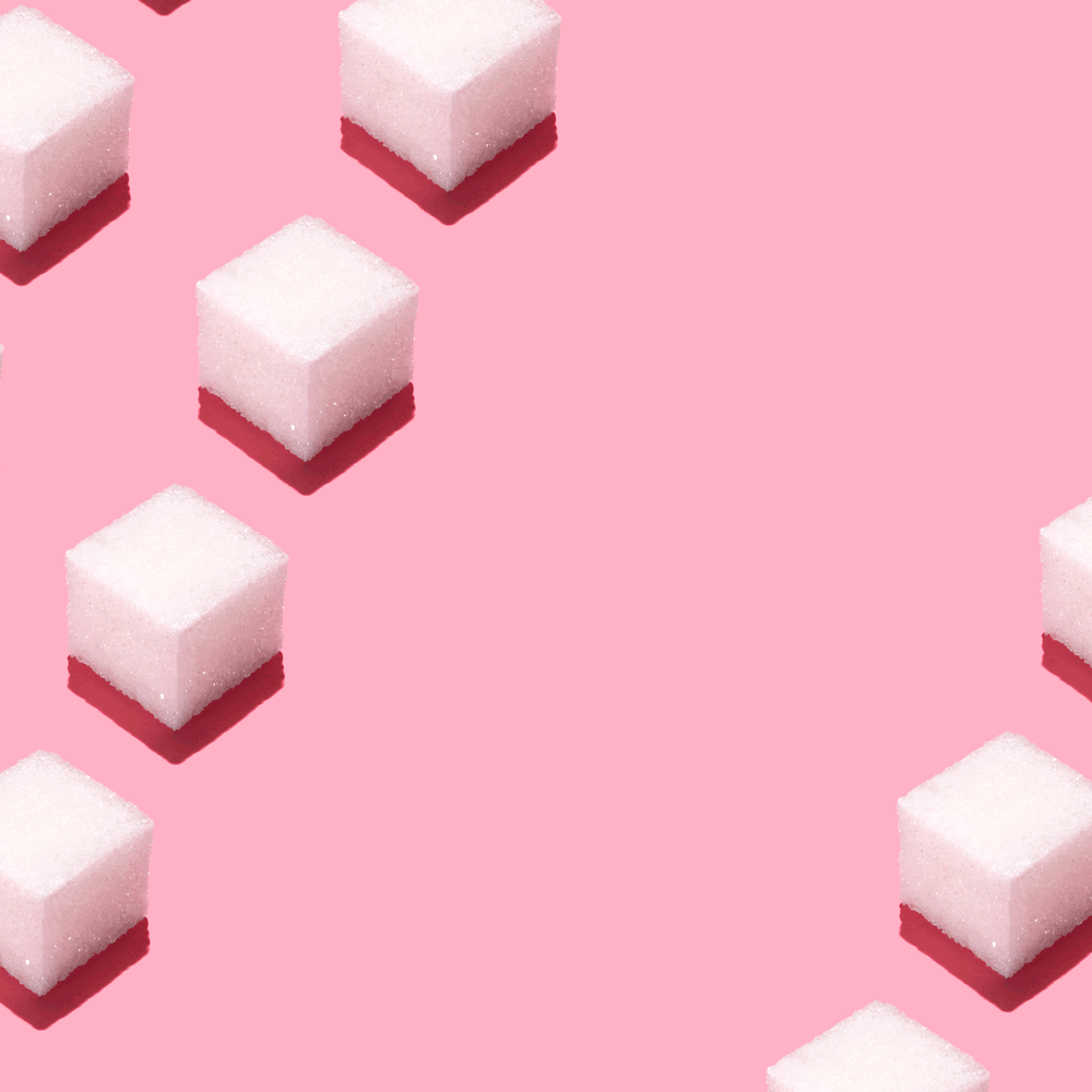 Sugar cubes arrangement animated gif by John Kuczala